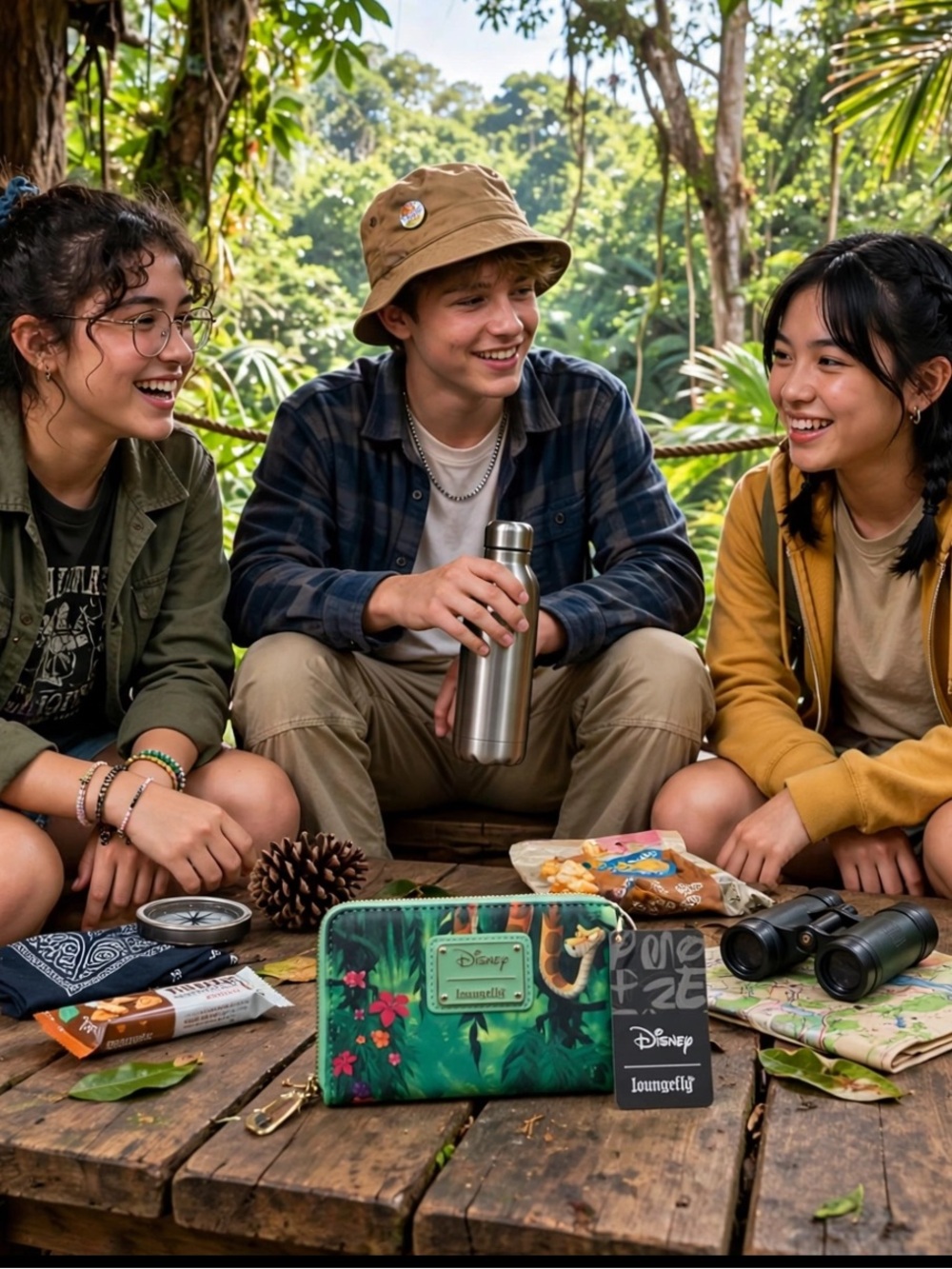 Disney Loungefly Jungle Book Wallet - Picture 1 of 6